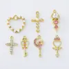 Accesorios de Joyería Cruzados de Venta Caliente Europeos y Americanos Corazón de Oro Imitación Varita de Hada Joyería Accesorios DIY Accesorios de Joyería Accesorios