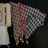 Bufanda de Cuello con Cuentas Estilo Coreano para Primavera y Verano, Collar Bufanda de Seda, Bufanda Decorativa Pequeña de Alta Gama para Mujer, Bufanda de Cuello, Accesorios para Cinturón