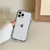 Adequado para iphone16promax luminoso airbag anti-queda 15 capa 13 transparente tpu luminoso 14 capa de celular 11