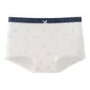 Calzoncillos tipo bóxer para mujer 10A antibacterianos, extendidos y ensanchados, entrepierna 100% algodón antibacteriano, sin costuras, cómodos, de cintura media