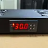 Caixa de unidade de ventilador com controle de temperatura exclusiva para exportação da Amazon de 19 polegadas Armário estilo americano Tensão 4 ventiladores gabinete 1U