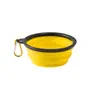Amazon Transfronteiriça Pet Outdoor Silicone Dobrável Tigela para Cachorro Portátil Outdoor Retrátil Tigela para Cachorro Tigela de Água para Beber