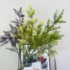 Flores Artificiales de Lavanda con Múltiples Cabezas Arreglo Floral para Fondo de Boda Muebles de Hogar de Alta Gama Decoración de Centro Comercial Flores Artificiales