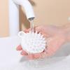 Peine japonés para champú para hombres y mujeres, masaje anti-picazón del cuero cabelludo, silicona, dientes suaves, cepillo para champú, cepillo para champú, masajeador de cabeza japonés