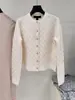 Ropa Europea Femenina Elegante de Alta Calidad de Shenzhen Nanyou, Suéter de Lana Suave con Jacquard de Letras Pequeñas 'Fragancia'