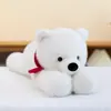 Cachecol Fofo de Desenho Animado Urso Polar Boneco de Pelúcia Urso de Pelúcia Urso Abraço Boneco Urso Boneca de Pano de Conforto para Crianças