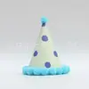 Celebridade da Internet Chapéu de Aniversário Fresco Decoração de Festa para Adultos Chapéu com Bola de Pelo Vermelho Crianças Fofas Chapéu de Bolo Pacote Combinado