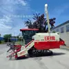 Nueva cosechadora de orugas de alimentación completa Wode RuiLong, cosechadora de granos multifuncional para arroz, trigo y maíz