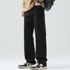 Maple House Moda Masculina / Coleção Primavera/Outono 2026 Calça Jeans Masculina Stretch, Estilo Americano High Street, Modelagem Solta, Perna Reta Levemente Flare, Calça Longa Engrossada para Homem