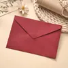 Envelopes com Padrão de Linho, Conjunto de Papel de Carta Espesso, Cartas de Amor Criativas, Estilo Retrô, Convites Simples, Cartões Postais, Convites com Selo de Cera