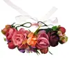 Ebay Aliexpress Tocados Pulseras Diadema Accesorios Europeos y Americanos para Novias Damas Flor Artificial Hecho a Mano Boda Esenciales