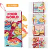 Amazon Libro de Tela para Bebé Papel Sonoro No se Puede Rasgar Libro de Tela en Inglés Educación Temprana Cognición Infantil Se Puede Morder Libro de Palma