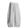 Calça de Perna Larga com Estampa de Coração Estilo Americano para Homens e Mulheres, Solta e Fluida, Nova Coleção Primavera e Outono 2025, Solta, Emagrecimento, Casual