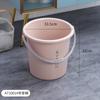 Cubo de plástico para dormitorio de estudiantes al por mayor, cubo de lavandería portátil para el hogar, cubo de baño engrosado, cubo redondo, cubo de almacenamiento de gran capacidad