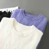 Nueva colección otoño/invierno: Suéter 100% lana para hombre, peso pesado, grueso, corte holgado, casual, cuello redondo, talla grande, capa base de punto de lana
