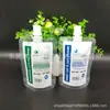 Saco Transparente Descartável Auto-Sustentável com Bico para Suco Chá de Leite Bebida Leite de Soja Chá de Ervas Álcool em Gel Desinfetante Saco de Embalagem
