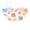 Roupas Personalizadas de Bolo de Aniversário para Meninos e Meninas de Todas as Idades, com uma Vibe Festiva de Festa de Aniversário, Apresentando uma Capa Pequena com Amarração