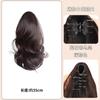 Hui Xuan-Pinza de Garra Coleta Mujeres Flor de Pera Rizo Simulación Esponjosa Realista Natural Fibra de Alta Temperatura Coleta Alta Peluca
