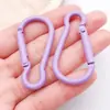 Mosquetão Colorido Esmaltado Pintado em Forma de Cabaça Chaveiro de Liga de Alumínio Acessórios de Roupa DIY Fivela Pingente Peças de Joia