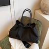 Bolsa de Grande Capacidade para Mulheres 2025 Outono Inicial Nova Moda Simples Bolsa Feminina Retro Bolsa de Ombro/Axila para o Trabalho Bolsa de Mão
