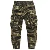 Comércio Exterior 2026 Novas Calças Cargo Camufladas Europeias e Americanas da Amazon Calças Jogger Masculinas com Vários Bolsos e Zíper Estilo Militar