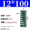 Molde de Resorte de Compresión de Primavera Verde Molde de Resorte Doméstico 65Mn Resorte Tf Alambre Plano de Alta Resistencia Compresión Estándar Japonés Resorte Rectangular