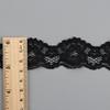 Encaje elástico, encaje negro, encaje blanco, borde de encaje, hilo prensado, encaje DIY, accesorios de ropa de encaje