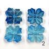 Simulación 4 cm pieza de hortensia no tejida pasador antiguo DIY abanico tocado accesorios para ropa al por mayor