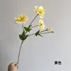 4 Cabezas Flor de Anémona Flor Artificial Decoración Ranúnculo Arreglo Floral de Mesa Decoración de Pasillo de Boda Arreglo Floral Gerbera Rosa Maithai