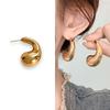 Brincos ocos em forma de gota, moda europeia e americana de venda internacional, brincos elegantes exagerados e distintos