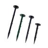 Clavos de Suelo de Tela Anti-Hierbas para Jardinería Transfronteriza, Clavos de Suelo de Tela para Control de Maleza para Huertos, Clavos de Suelo de Plástico con Púas Negros, Clavos para Película de Acolchado de Invernadero