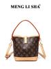Bolso de Mujer de Alta Gama 2026 con Estampado Vintage, Bolso de Mano, Bolso de Hombro, Bolso Cubo, Bolso Cruzado Tote de Moda para el Trabajo