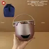 Mini Fogareiro a Carvão Portátil para Exterior Doméstico Churrasqueira de Aço Inoxidável Fogueira para Ferver Chá Álcool Grelha para Assar Carne Fogão a Lenha