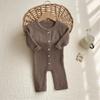 Ropa de Otoño para Bebé, Suéter de Otoño para Bebé, Mameluco Largo, Suéter Tejido para Bebé, Ropa Holgada, Mameluco con Gorro