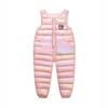 Macacão Novo Infantil Colorido Sem Lavagem de Algodão com Alças Calça Grossa para Bebê Roupa Externa Calça de Algodão para Meninos e Meninas