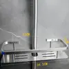 Soporte de Barra Ajustable para Cabezal de Ducha, Soporte para Cabezal de Ducha de Acero Inoxidable 304 sin Taladro, Accesorios sin Clavos