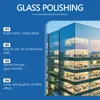 Jue Fish Polish para Vidro Brilho Diário Janela Transparente Multiuso Casa Comercial Creme para Cuidado de Vidro