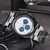 2022 Reloj de Cuarzo para Hombre de Comercio Exterior Aliexpress Correa de Acero 6 Pines Acero Inoxidable Correa de Acero Fabricante Venta al por Mayor