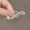 Nuevo Clip para el Cabello con Nota Musical Elegante Coreano, Pin para Flequillo de Chica de Moda, Pinza para el Cabello Popular con Hebilla de Rana