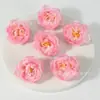 Flor de seda realista material diy ramo flor artificial hecha a mano decoración de escena flor de peonía simulación flor de alta calidad sensación decorativa