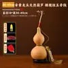 Pingente de cabaça natural, cabaça real, nó chinês, caroço de azeitona auspicioso, moedas dos Cinco Imperadores, decoração de sala de estar, item colecionável de tamanho grande