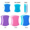 Esponja Ralladora Honeycomb Tricolor con Forma de Cintura Transfronteriza, Esponja Espesa para Lavar Platos, Estropajo, Herramienta de Limpieza de Cocina para Lavar Platos y Ollas