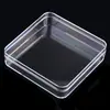 Caja de joyería para viaje plástico transparente caja pequeña caja de cuaderno cuadrada caja de almacenamiento pulsera empaque de estudiante suministro para niños