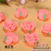 Fabricante de Acessórios de Flor de Argila Macia 17mm Contas de Rosa Artesanais DIY Estilo Antigo Grampo de Cabelo Adorno de Cabelo Materiais para Acessórios de Cabelo