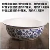 Bol Mezclador Grande de Cerámica Espesa para Uso Doméstico, Fregadero de Cocina Profundizado, Bol Antiadherente para Amasar Masa