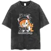 Camiseta de Manga Corta 2025 Verano Holgada Lavada para Hombres y Mujeres Deporte y Ocio Fábrica de Origen Sin Etiquetas con Etiqueta en el Cuello
