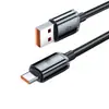Cable de Datos y Carga Tipo-C Súper Rápido de 120W Adecuado para Teléfono Móvil Huawei Oppo Honor Vivo Xiaomi 6A