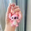 Te Amo Llavero Colgante de Stitch Brillante y que Hace Sonido Muñeco Lindo de Dibujos Animados Decoración de Mochila para Pareja