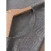 Camiseta de punto sin costuras de una sola pieza, calibre 18, artesanía Lyocell Tencel, hombros descubiertos, refrescante, transpirable, adelgazante H050225