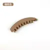Presilha de Cabelo Banana Estilo Coreano e Japonês Nova Presilha Garra Cruzada Fosca com Dentes para Rabo de Cavalo e Penteado